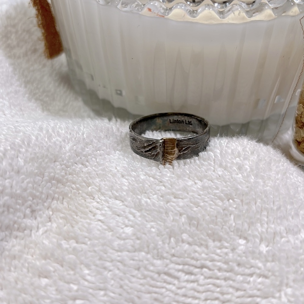 Linton LTD Silver & 14k Size 10